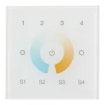 Arlight INTELLIGENT ARLIGHT Сенсорная панель DALI-901-11-4G-4SC-MIX-DT8-IN White BUS/230В IARL IP20 037198