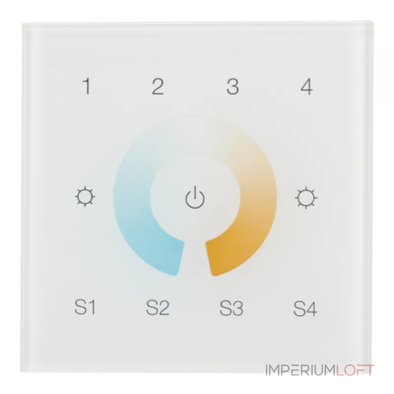 Arlight INTELLIGENT ARLIGHT Сенсорная панель DALI-901-11-4G-4SC-MIX-DT8-IN White BUS/230В IARL IP20 037198