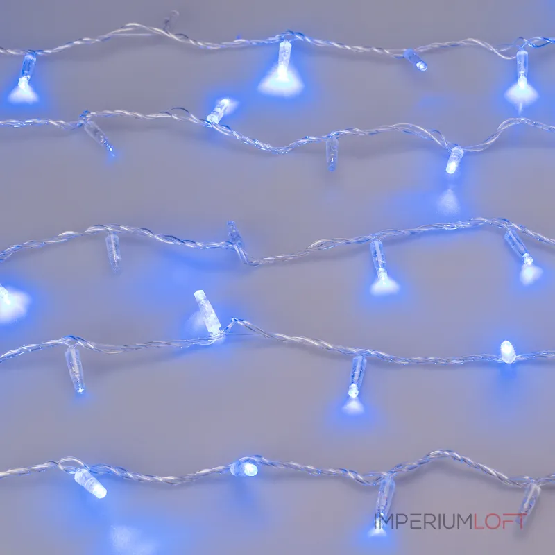 Arlight Светодиодная гирлянда ARD-STRING-CLASSIC-1000-CLEAR-100LED-PULSE Blue 230В 7Вт Ardecoled IP65 031641
