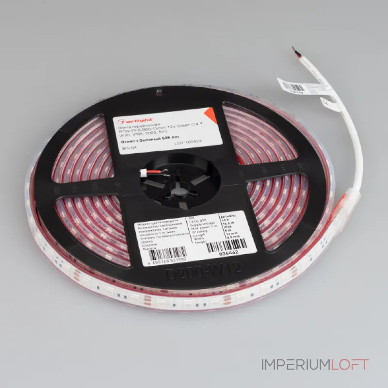 Arlight Лента герметичная RTW-PFS-B60-13mm 12В Green 14.4 В/м IP68 5060 5м 14.4 Вт/м IP68 036442 Arlight Лента герметичная RTW-PFS-B60-13mm 12В Green 14.4 В/м IP68 5060 5м 14.4 Вт/м IP68 036442