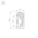 Arlight Силиконовый профиль WPH-FLEX-0613-SIDE-S8-20м WHITE Силикон 041087