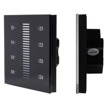 Arlight INTELLIGENT ARLIGHT Сенсорная панель DALI-901-11-ADDR-3SC-DIM-DT6-IN Black BUS INTELLIGENT IP20 037189