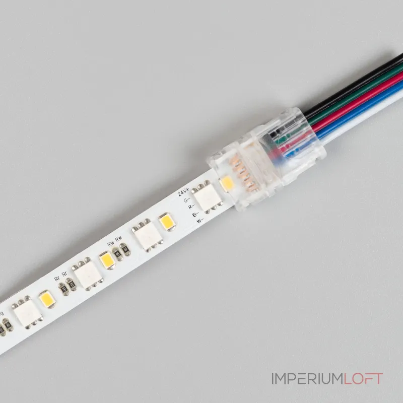 Arlight Коннектор HIP-RGBW-10mm-5pin-STW Лента-Провод 042067