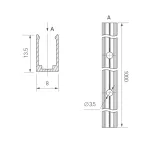 Arlight Профиль ARL-MOONLIGHT-1206-1000 ANOD Алюминий 029828