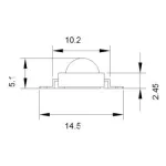 Arlight Мощный светодиод ARPL-1W3Вт-EPL42 Red IR660 Emitter 019591