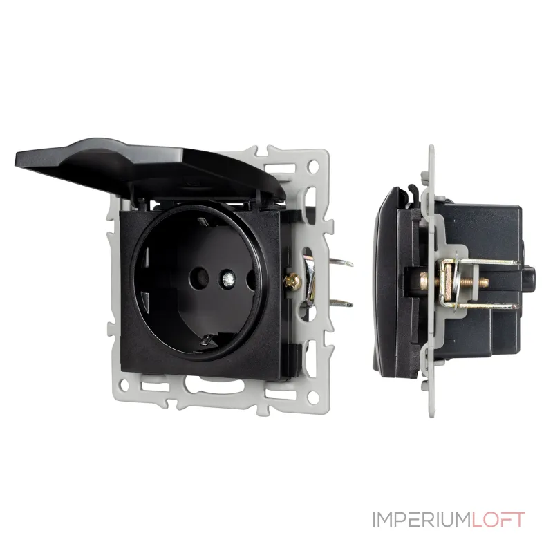 Arlight Механизм розетки влагозащищённый SCT-MCP-PL-BK 250В 16A 043746