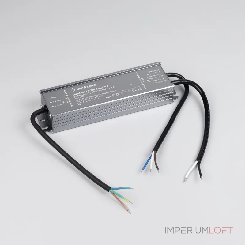 Arlight Блок питания ARPV-LG24150-PFC-0-10В-CV-CC 24В 6.3A 150Вт IP67 036935 Arlight Блок питания ARPV-LG24150-PFC-0-10В-CV-CC 24В 6.3A 150Вт IP67 036935
