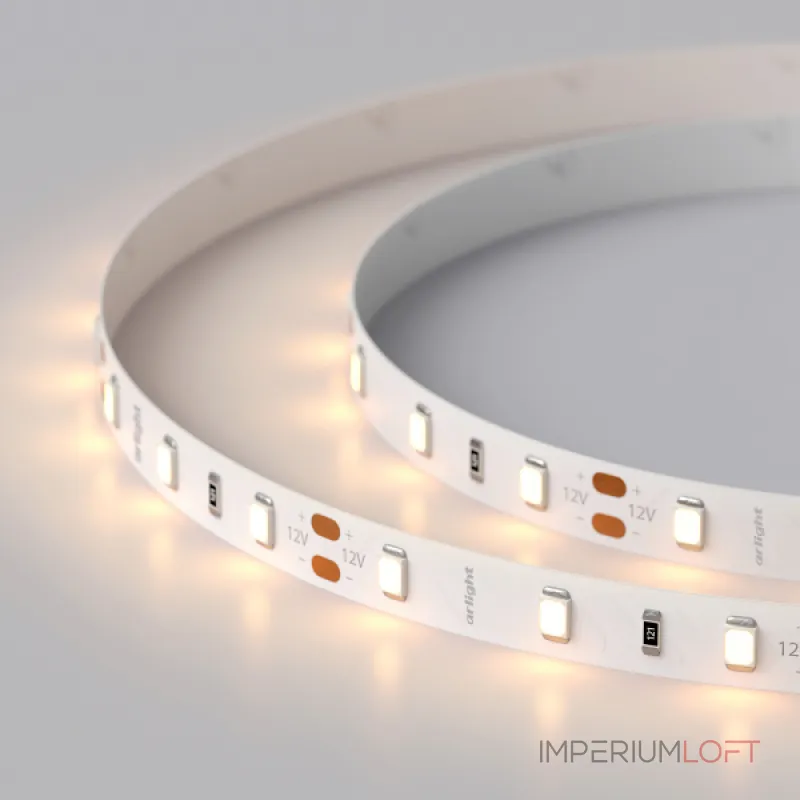 Arlight Лента RT-A60-8mm 12В Warm2400 7.2 В/м IP20 2835 5м 7.2 Вт/м IP20 018108(2)
