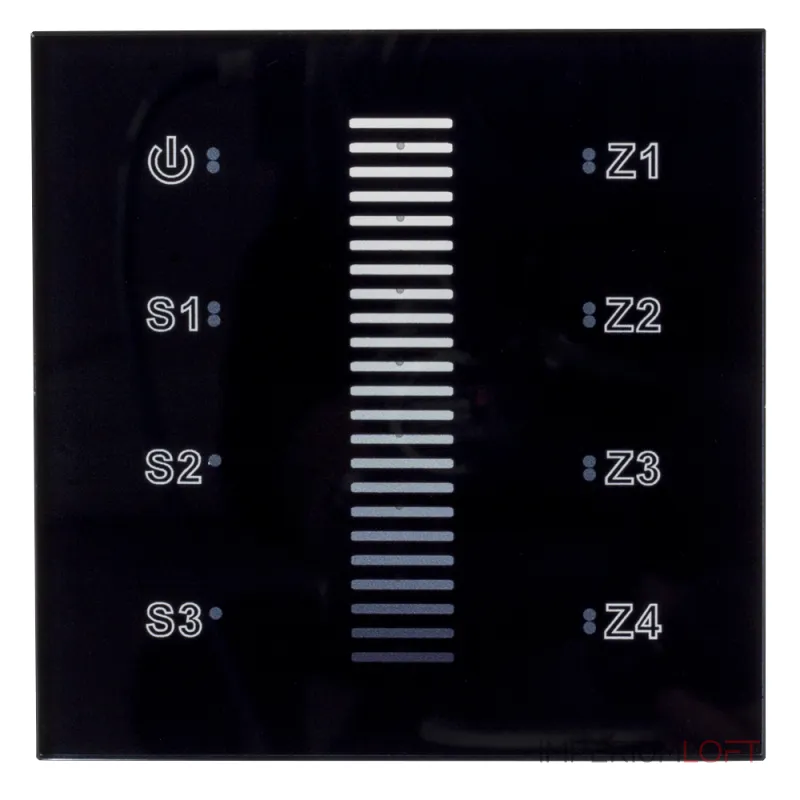 Arlight INTELLIGENT ARLIGHT Сенсорная панель DALI-901-11-ADDR-3SC-DIM-DT6-IN Black BUS INTELLIGENT IP20 037189