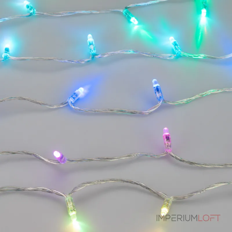 Arlight Светодиодная гирлянда ARD-STRING-CLASSIC-6000-CLEAR-40LED-LIVE RGB-SPI 12В 26Вт Ardecoled IP65 028806