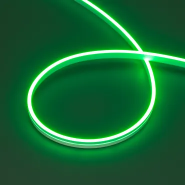 Arlight Лента герметичная MOONLIGHT-SIDE-A168-4x10mm 24В Green 7.2 В/м IP65 5м Силикон 038315