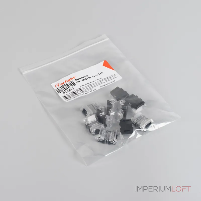 Arlight Коннектор HIP-RGB-10-4pin-STS 032243 Arlight Коннектор HIP-RGB-10-4pin-STS 032243