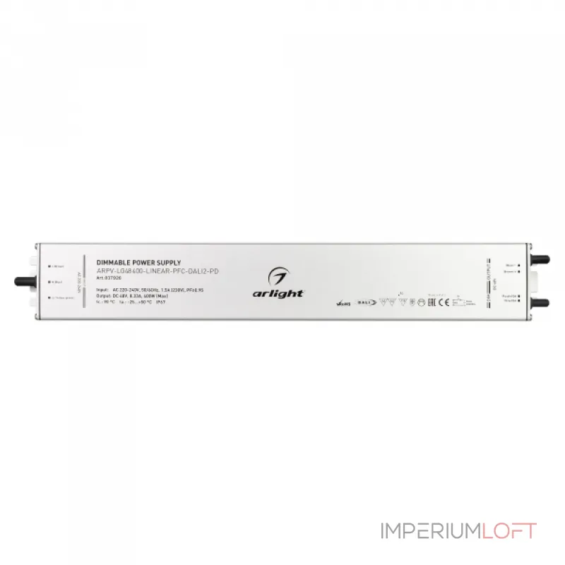 Arlight Блок питания ARPV-LG48400-LINEAR-PFC-DALI2-PD 48В 8.3A 400Вт IP67 037926