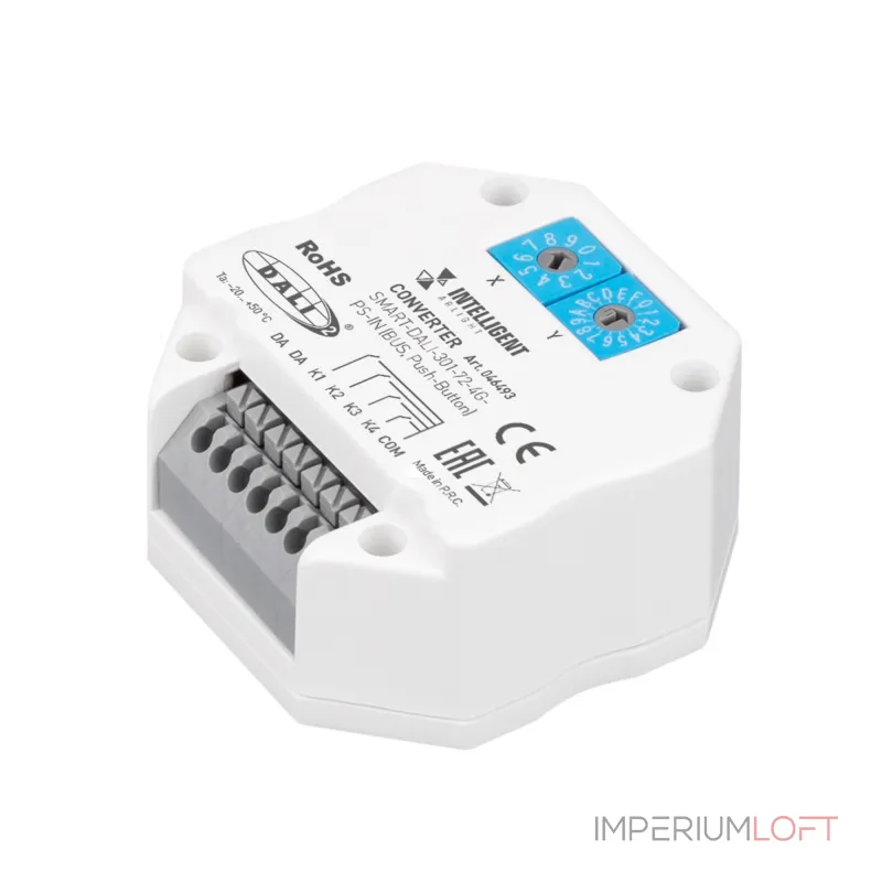 INTELLIGENT ARLIGHT Конвертер SMART-DALI-301-72-4G-PS-IN BUS Push-Button IARL IP20 046493