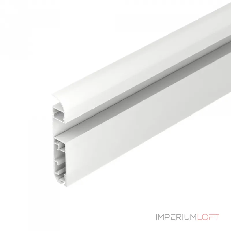 Профиль PLINTUS-H80-2000 WHITE Arlight Алюминий 045452 Профиль PLINTUS-H80-2000 WHITE Arlight Алюминий 045452