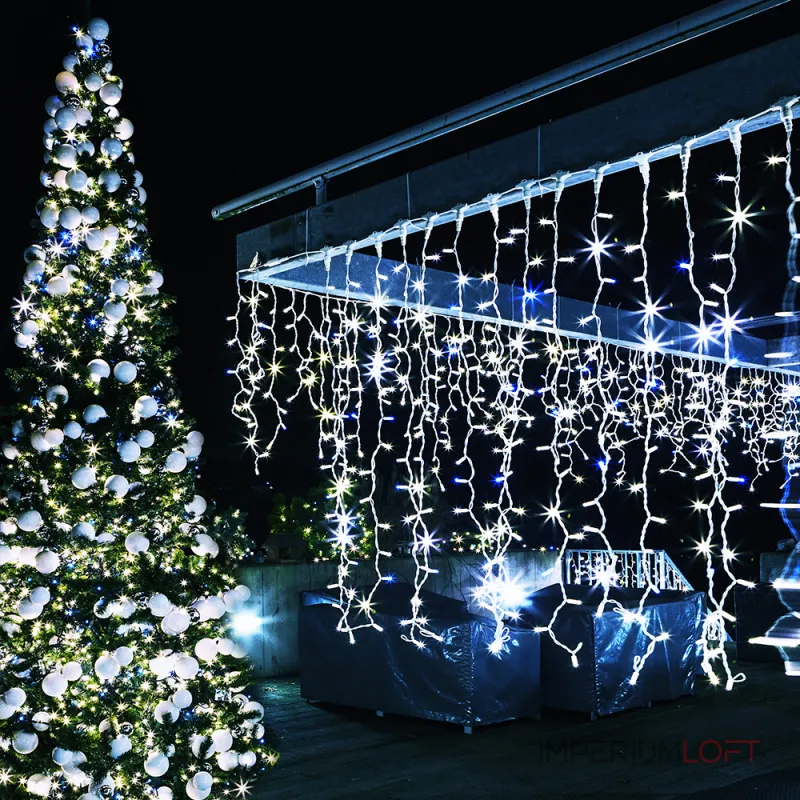 Arlight Светодиодная гирлянда ARD-EDGE-PRO-5600x900-WHITE-240LED-MILK-FLASH White 230В 15Вт Ardecoled IP65 034134