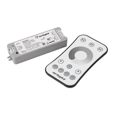 Arlight Диммер SMART-DIM-SET-RING 12-24В 1x8A ПДУ 2.4G IP20 034786