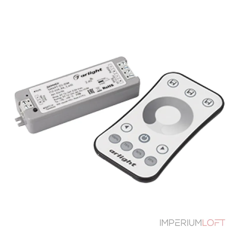 Arlight Диммер SMART-DIM-SET-RING 12-24В 1x8A ПДУ 2.4G IP20 034786