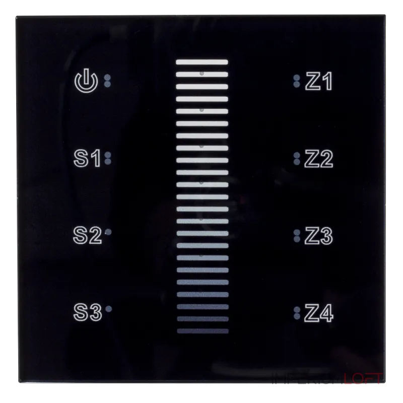 Arlight INTELLIGENT ARLIGHT Сенсорная панель DALI-901-11-ADDR-3SC-DIM-DT6-IN Black BUS INTELLIGENT IP20 037189