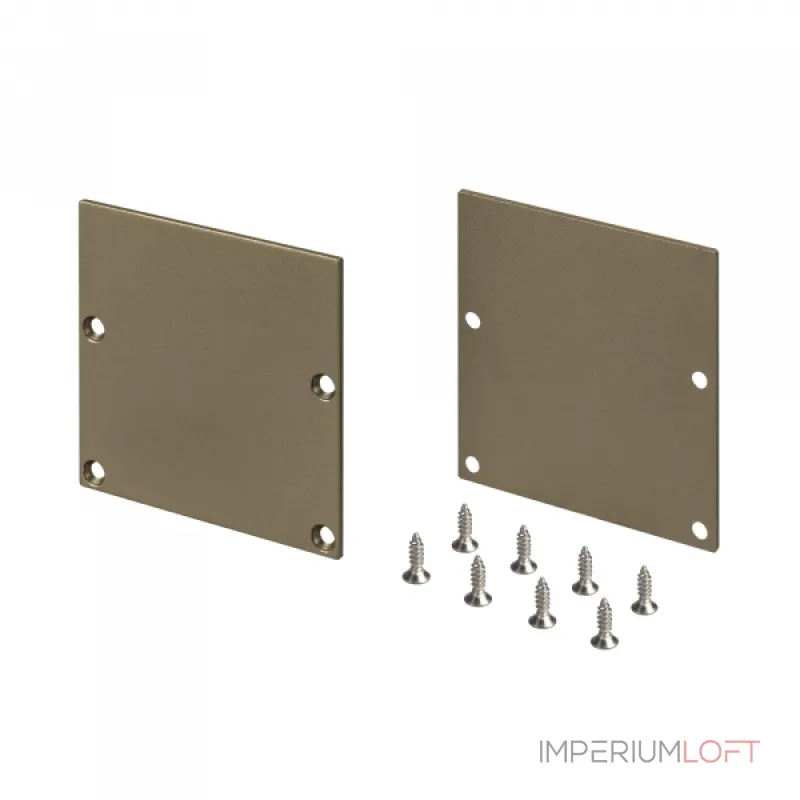 Arlight Заглушка SL-LINE-5050-LW OLIVE GREY глухая Металл 038653