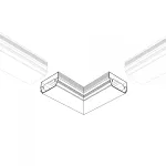 Угол STRETCH-S-50-CEIL-CENTER-90 GAMMA50 Arlight Металл 041202