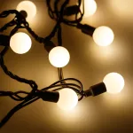 Arlight Светодиодная гирлянда ARD-BALL-CLASSIC-D23-10000-BLACK-80LED WARM 230В 3.5Вт Ardecoled IP65 025617