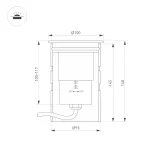 Arlight Светильник ART-GROUND-ZOOM-R100-15Вт Warm3000 SL 20-40 deg 24В IP67 038172