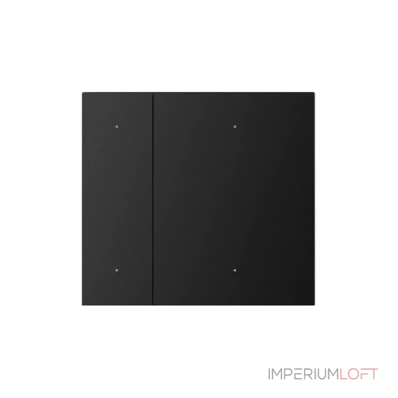 Arlight INTELLIGENT ARLIGHT Накладка панели KNX-23-2G-SUF Black Backlight IARL IP20 051097