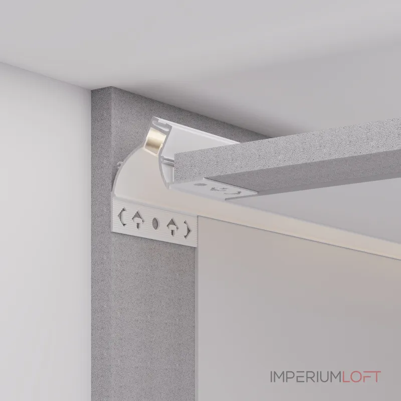 Arlight Профиль ARH-CEIL-BEVEL-EDGE-2000 WHITE Алюминий 034981