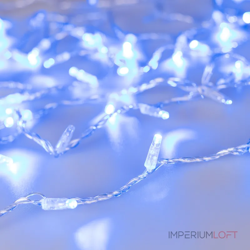 Arlight Светодиодная гирлянда ARD-STRING-CLASSIC-1000-CLEAR-100LED-PULSE Blue 230В 7Вт Ardecoled IP65 031641