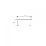 Arlight Экран FANTOM-W12-5000 SILICONE Силикон 040481