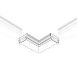 Угол STRETCH-S-50-CEIL-CENTER-90 GAMMA50 Arlight Металл 041202