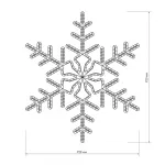 Arlight Фигура ARD-SNOWFLAKE-M3-920x920-432LED White 230В 30Вт Ardecoled IP65 025306