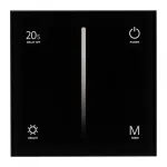 Arlight Панель SMART-P6-DIM-G-IN Black 12-24В 4x3A Sens 2.4G IP20 034780
