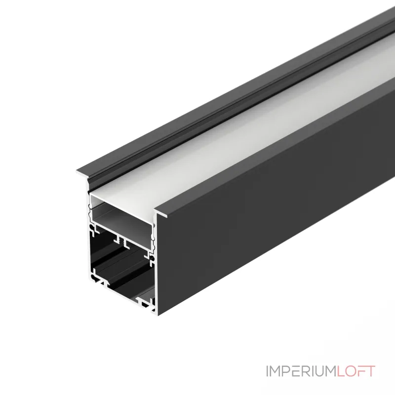Профиль SL-LINIA52-3L-F-2000 ANOD BLACK Arlight Алюминий 044685