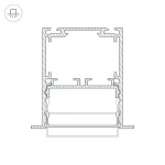 Профиль SL-LINIA52-3L-F-2000 ANOD BLACK Arlight Алюминий 044685