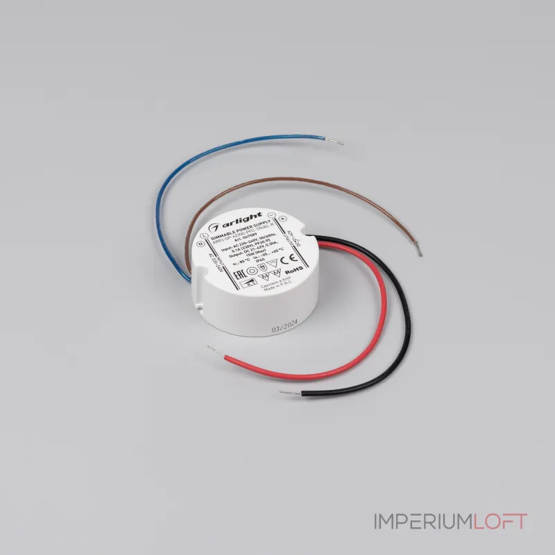 Блок питания ARPJ-SP-42350-PFC-TRIAC-R 15Вт 21-42В 350mA Arlight IP65 047589 Блок питания ARPJ-SP-42350-PFC-TRIAC-R 15Вт 21-42В 350mA Arlight IP65 047589