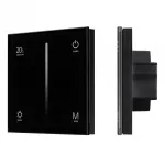 Arlight Панель SMART-P6-DIM-G-IN Black 12-24В 4x3A Sens 2.4G IP20 034780