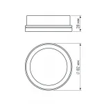 Arlight Вставка SP-POLO-R85 BK 3-3 Металл 020881