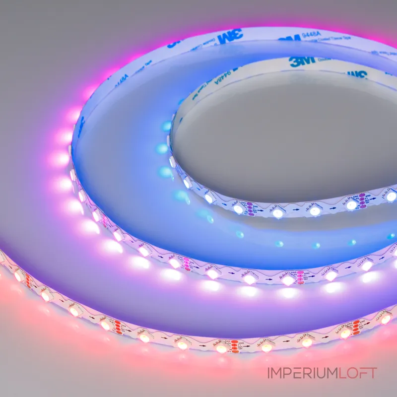 Arlight Лента SPI-RZ-B60-8mm 12В RGB-PX1-BPT 9 В/м IP20 5060 5м 047382