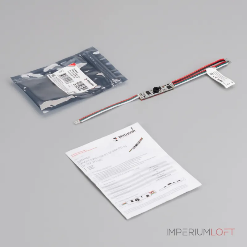 INTELLIGENT ARLIGHT Диммер SMART-PWM-102-01-12-MIX-PD-IN 12-24В 2x1.5A IARL IP20 038934