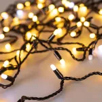 Arlight Светодиодная гирлянда ARD-STRING-CLASSIC-10000-BLACK-100LED-MILK-FLASH Warm 230В 7Вт Ardecoled IP65 031208