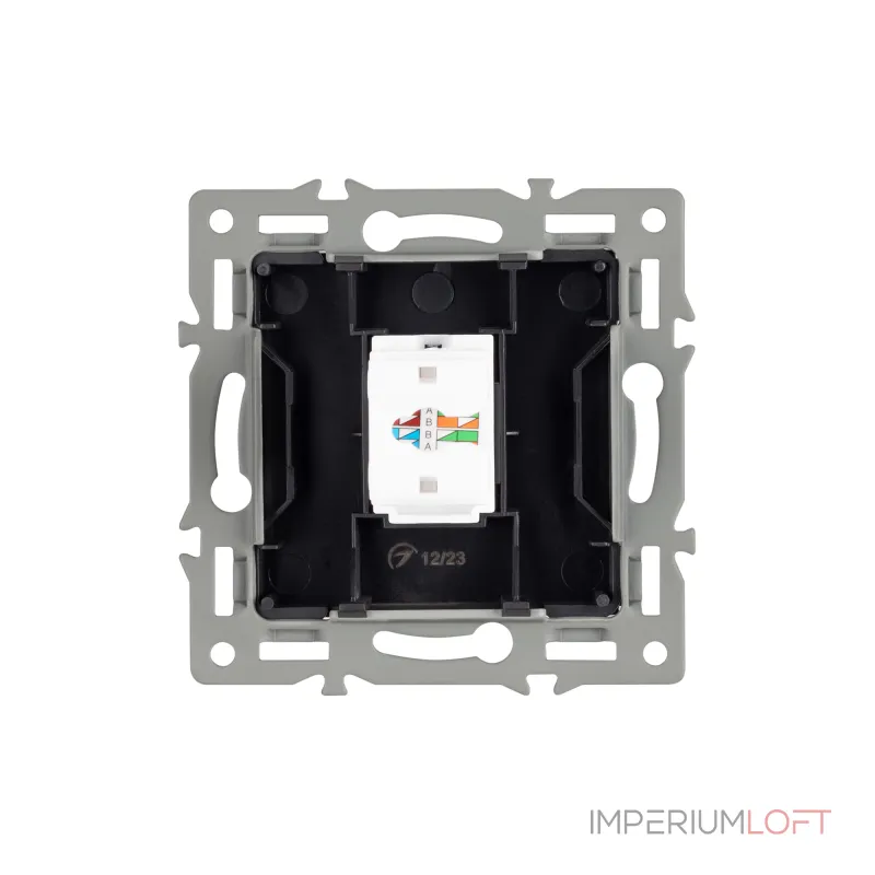 Arlight Механизм компьютерной розетки SCT-MPC1-PL-BK RJ-45 CAT6 045334 Arlight Механизм компьютерной розетки SCT-MPC1-PL-BK RJ-45 CAT6 045334