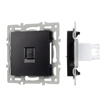 Arlight Механизм компьютерной розетки SCT-MPC1-PL-BK RJ-45 CAT6 045334 Arlight Механизм компьютерной розетки SCT-MPC1-PL-BK RJ-45 CAT6 045334
