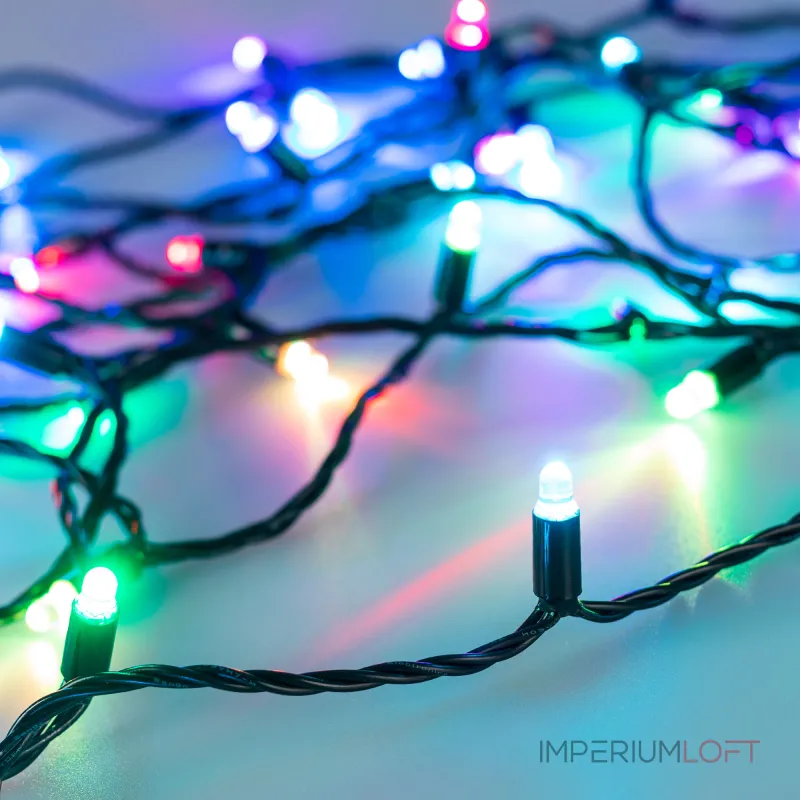 Arlight Светодиодная гирлянда ARD-STRING-CLASSIC-9000-BLACK-60LED-LIVE RGB-SPI 12В 40Вт Ardecoled IP65 031520