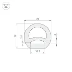 Arlight Силиконовый профиль WPH-FLEX-D20-TOP-S10-50м WHITE Силикон 040833