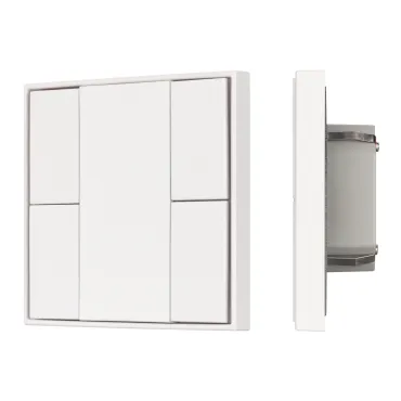 Arlight INTELLIGENT ARLIGHT Кнопочная панель KNX-301-22-4-SH-IN White BUS Frame IARL IP20 037722