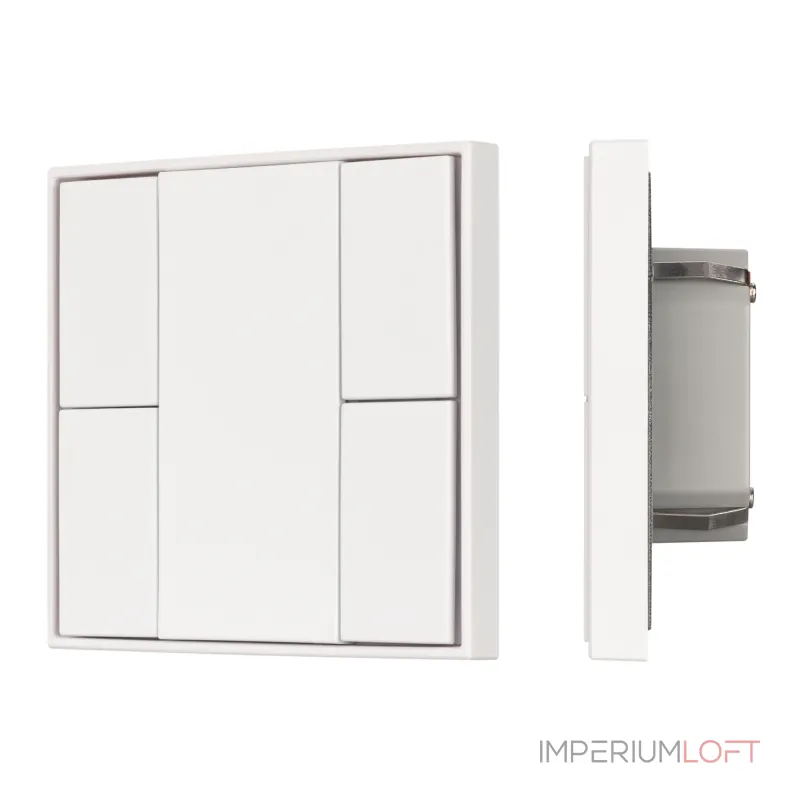 Arlight INTELLIGENT ARLIGHT Кнопочная панель KNX-301-22-4-SH-IN White BUS Frame IARL IP20 037722 Arlight INTELLIGENT ARLIGHT Кнопочная панель KNX-301-22-4-SH-IN White BUS Frame IARL IP20 037722