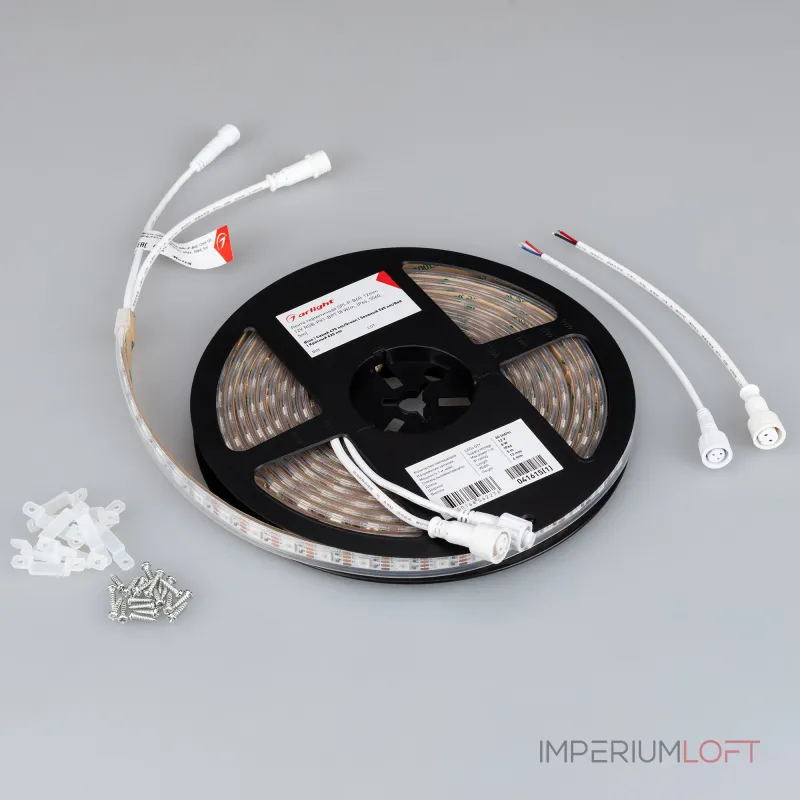 Лента герметичная SPI-P-B60-12mm 12В RGB-PX1-BPT 8 В/м IP66 5060 5м Arlight 041615(1)