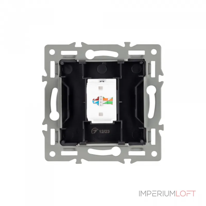 Arlight Механизм компьютерной розетки SCT-MPC1-PL-BK RJ-45 CAT6 045334 Arlight Механизм компьютерной розетки SCT-MPC1-PL-BK RJ-45 CAT6 045334